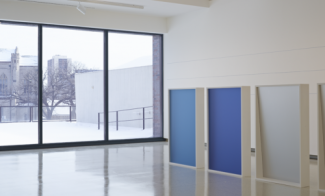 Installation view, Liz Deschenes: Gallery 7, Walker Art Center, Minneapolis (2014).