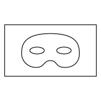 Icon of mask. 