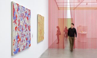 Installation view, Figuring Color: Kathy Butterly, Felix Gonzalez-Torres, Roy McMakin, Sue Williams