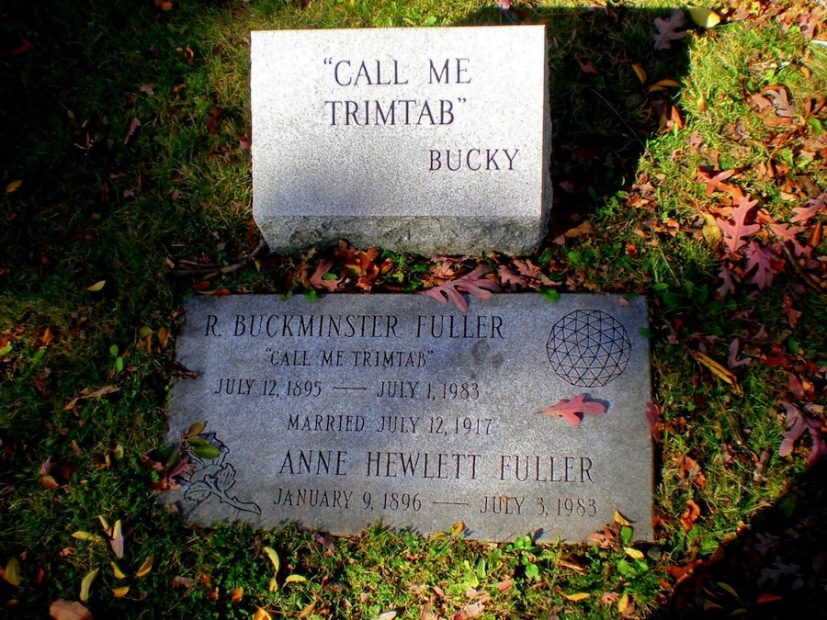 Bucky Fuller Gravestone 